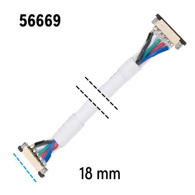 Connettori Strip RGBW 56669 - CONN IP20 RGBW ST TO ST FI BL5