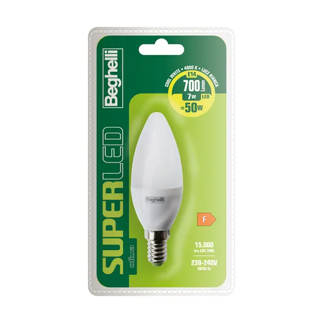 SuperLED Oliva 56913BL - SUPERLED OLIVA 7W E14 4K