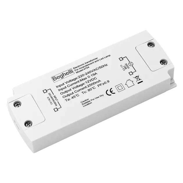 Trasformatore 12V T.ELET LED & HALO