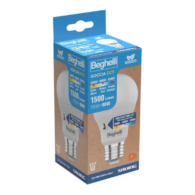 Goccia CCT E27 15W - 1500lm