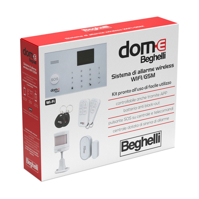 Dom-e Sistema di allarme wireless WIFI/GSM 60103 - WIFI/GSM ALARM KIT