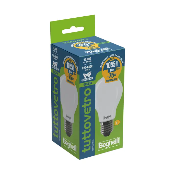 58093 - TVETRO LED OP GOC DIM 8WE27 3K