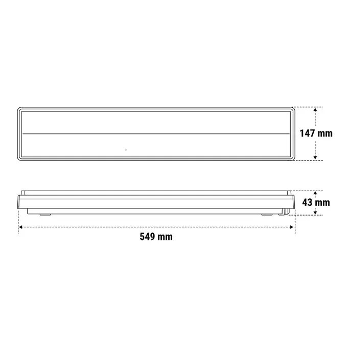 TICINQUE IP42 LED 18W SE 6LF