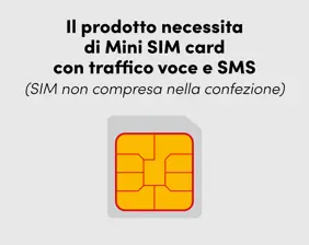Cellulare GSM con tasto di chiamata rapida di soccorso