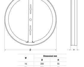 Plafoniera LED IP65