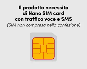 Orologio WiFi/GSM e con GPS integrato per chiamate ed SMS di soccorso.