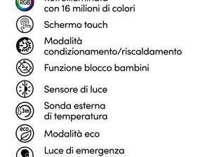 Cronotermostato Smart con display touch e placca luminosa!