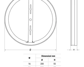 Plafoniera LED CCT IP65