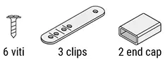 Strip EcoLED COB AC accessori 2m