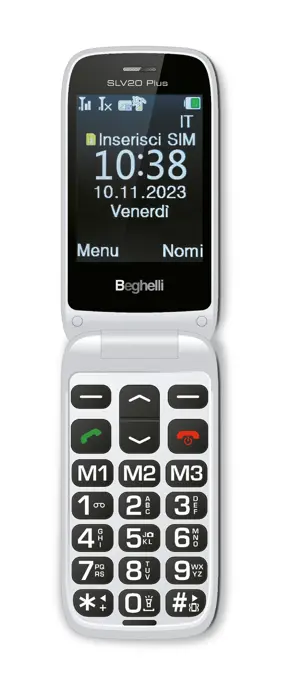 Cellulare GSM con tasto di chiamata rapida di soccorso
