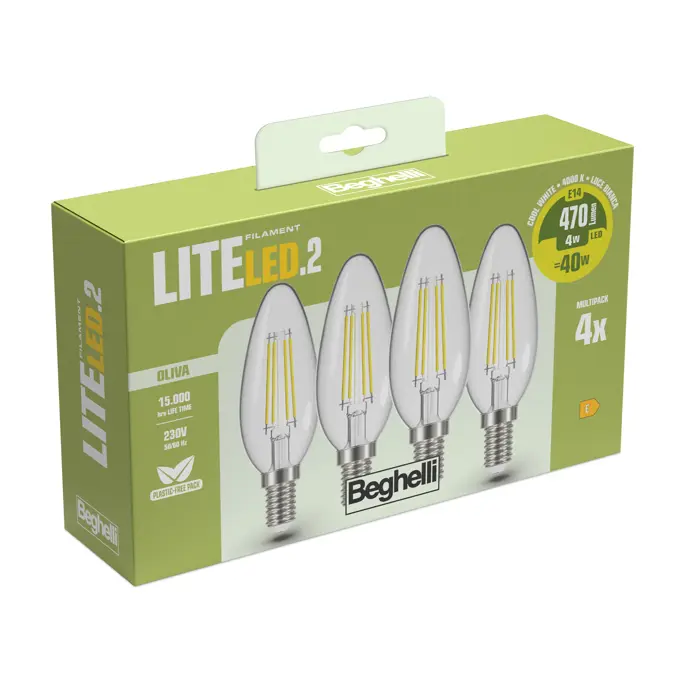 Lampadine a filamento in confezione multipla
