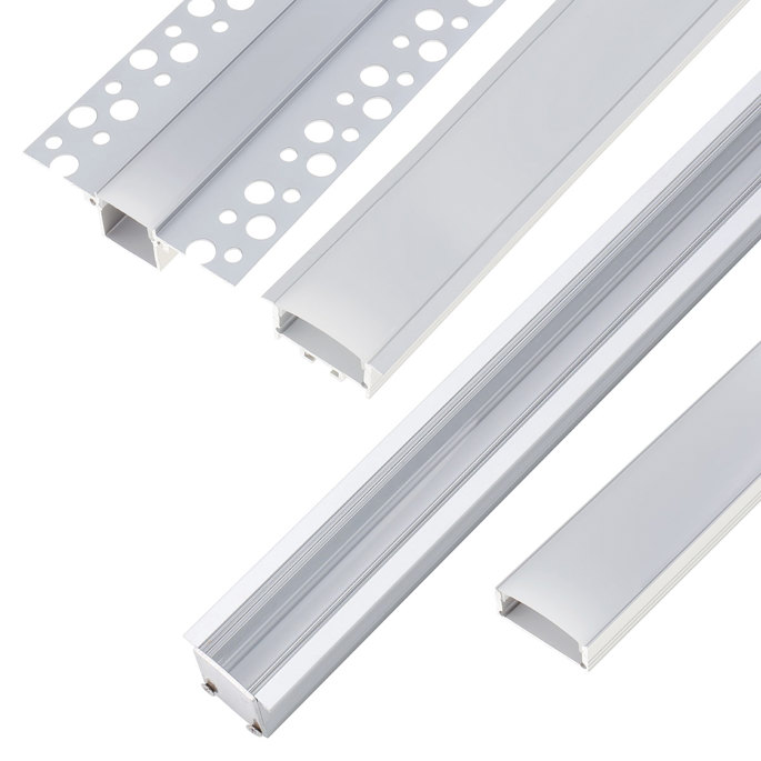 Kit profili in alluminio per Strip EcoLED con accessori