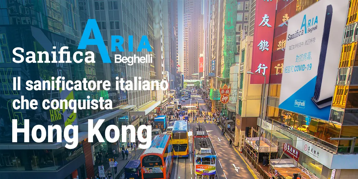 SanificaAria conquista Hong Kong!