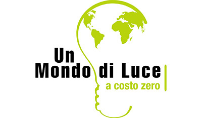 Logo "Un Mondo di Luce a costo zero"