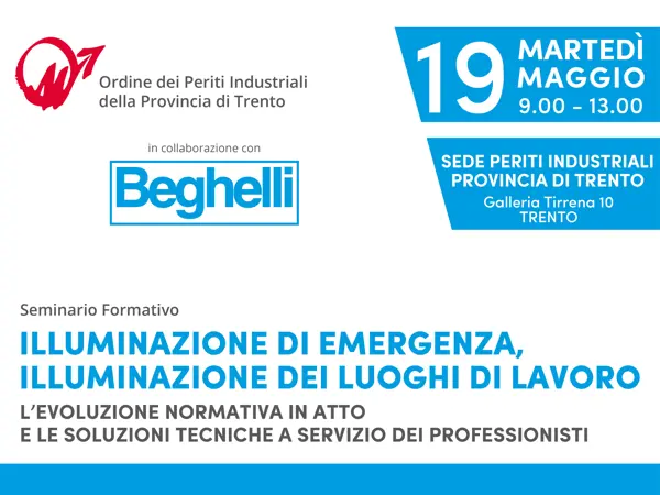 Seminario formativo a Trento il 19 maggio