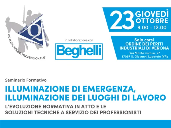 Seminario formativo a Verona il 23 ottobre