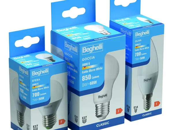 Beghelli rinnova i packaging dei prodotti destinati ai consumatori finali