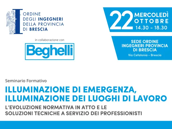 Seminario formativo a Brescia il 22 ottobre