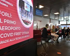 Aeroporto COVID FREE con SanificaAria Beghelli