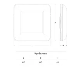 Oprawa przemysłowa z technologią LED