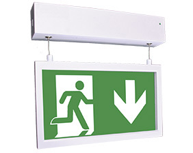 Exit sign luminaire